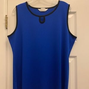Exclusively Misook Royal Blue Tank Size Large